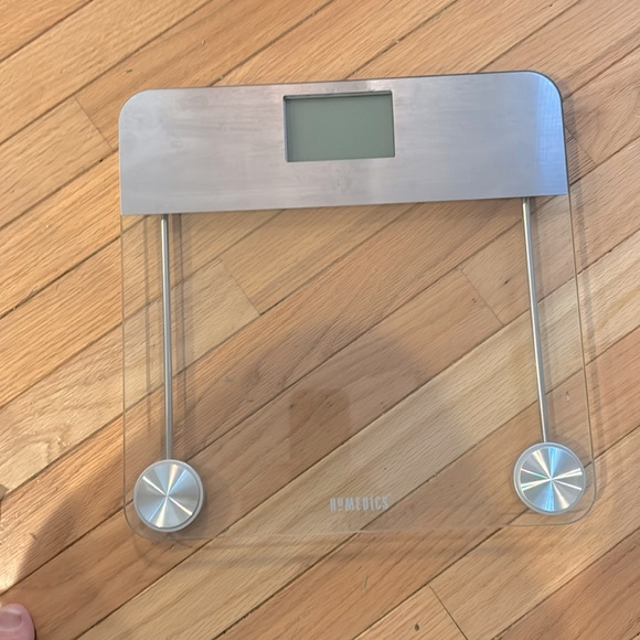 Sleek Homedics 448 Digital Scale Glass Platform Auto-On 400lb Capacity In Box - Picture 1 of 12